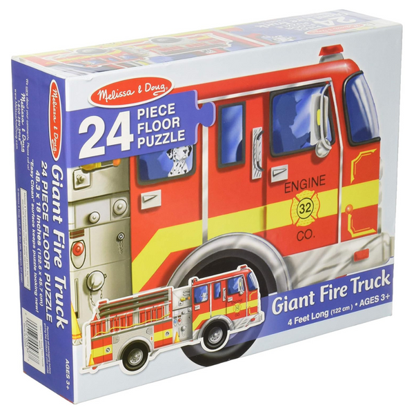 24-Piece Melissa & Doug Giant Fire Truck Floor Puzzle