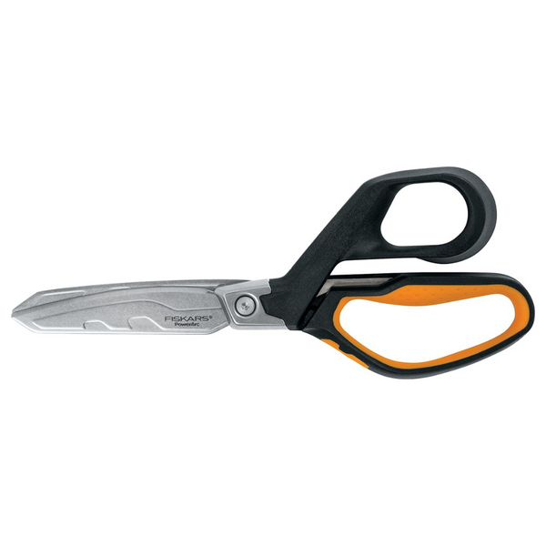 8" Fiskars PowerArc Heavy Duty Serrated Stainless Steel Shop Shears