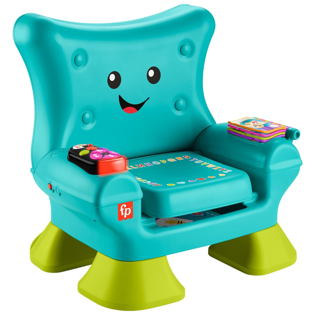 Fisher-Price Toddler Learning Toy Laugh & Learn Smart Stages Chair With Music Lights & Activities