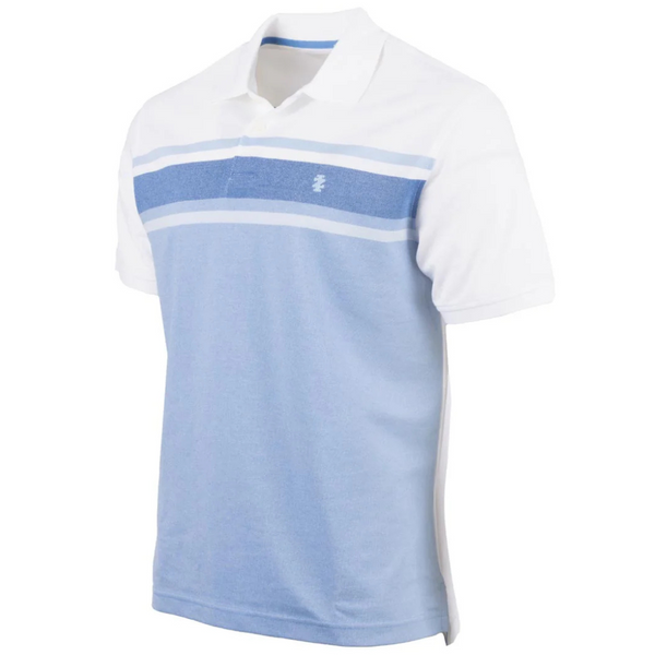 IZOD Men's Advanced Perforated Stripe Polo T-Shirt (Various)