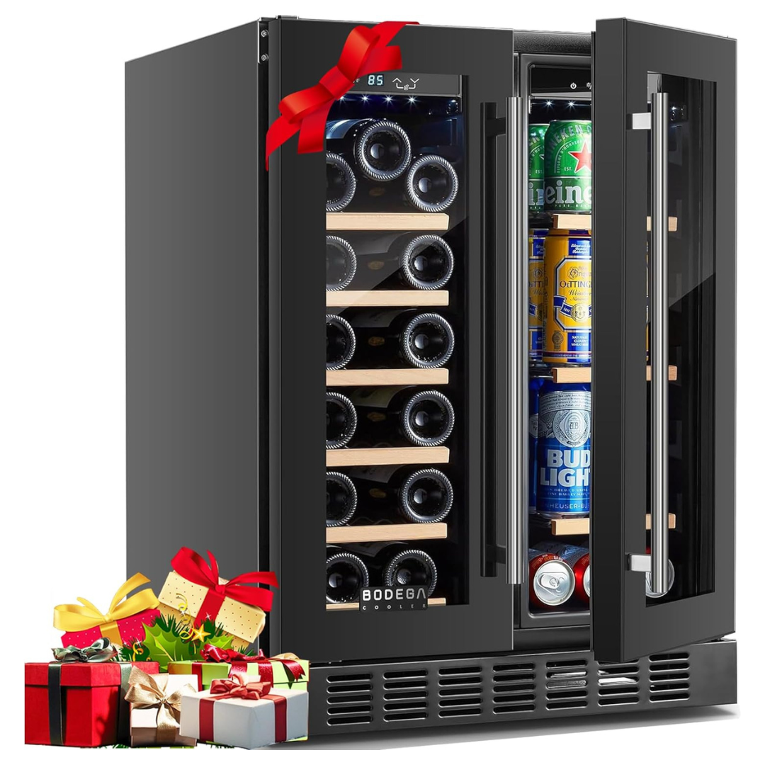 Bodegacooler 24 Inch Wine and Beverage Refrigerator