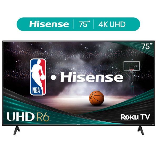 Hisense 75R6E1 75" 4K Ultra HDR Smart LED Roku TV