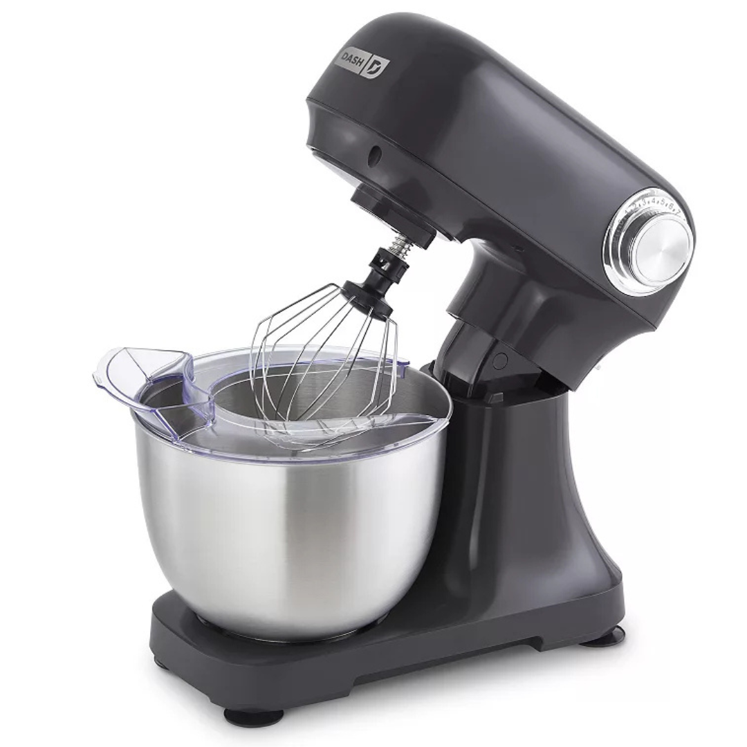 Dash Tilt-Head 3.5 Quart Stand Mixer With Attachments