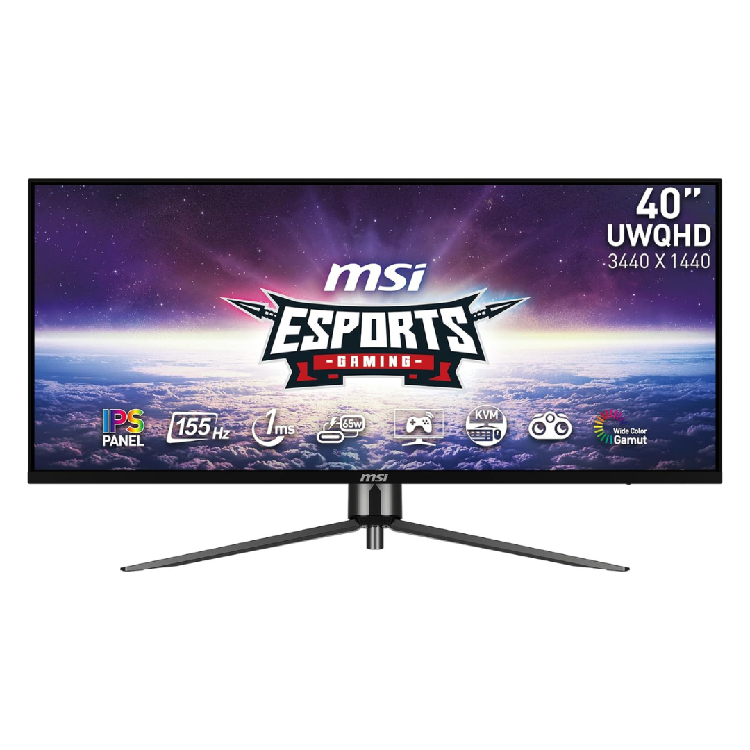 MSI MAG401QR 40" 1440 155Hz Ultrawide IPS FreeSync Premium Gaming Monitor