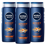 3-Pack Nivea Men Sport Body Wash With Revitalizing Minerals