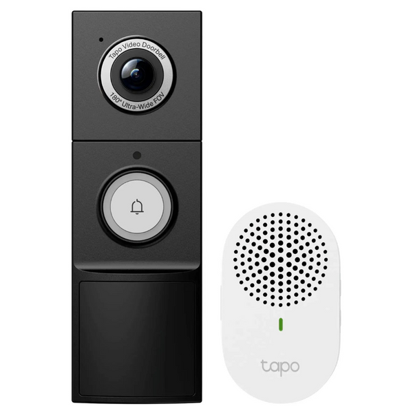 TP-Link Tapo Battery/Wired Smart Video Doorbell 2K 5MP With Chime