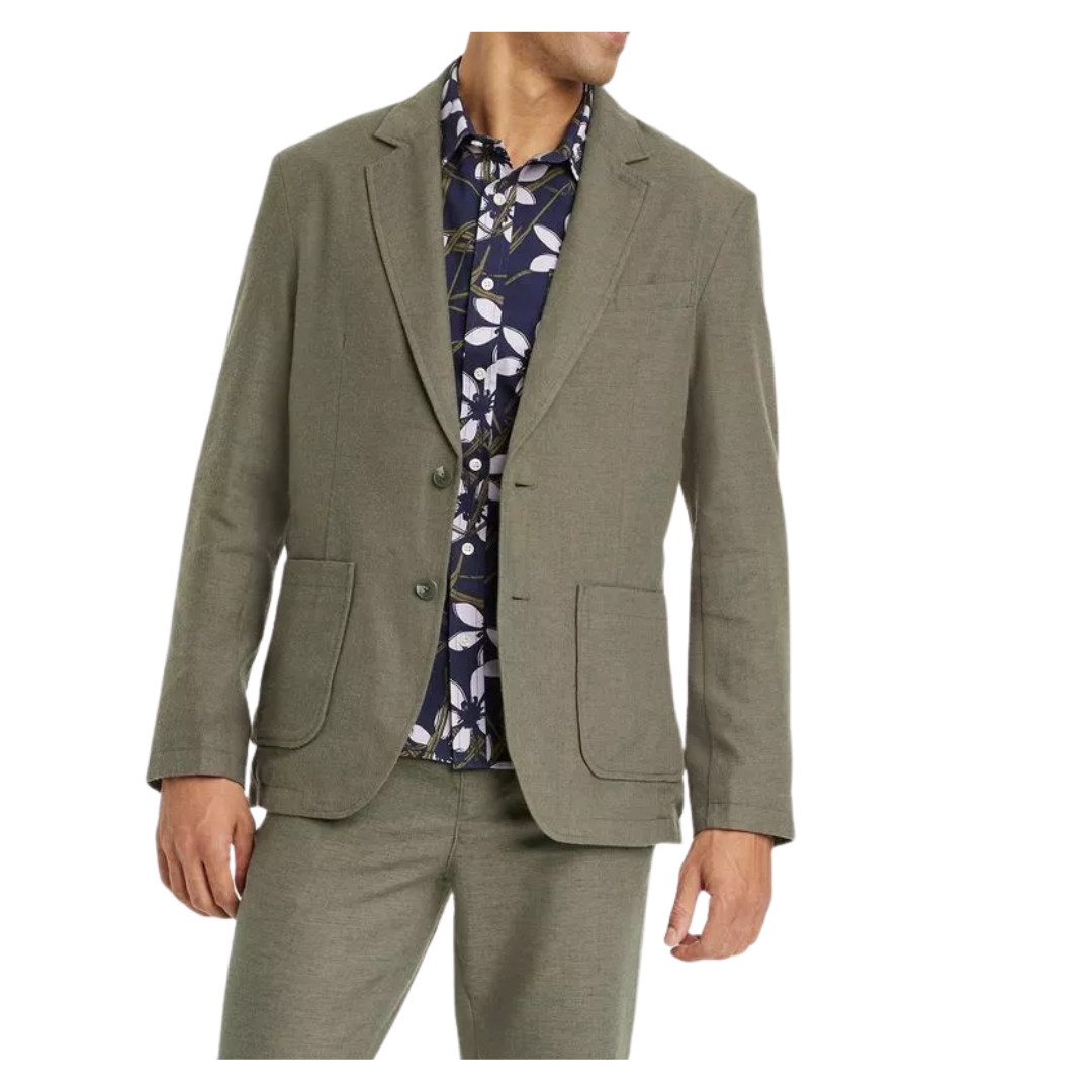 Goodfellow & Co Men's Button Up Linen-Blend Jacket (Various)