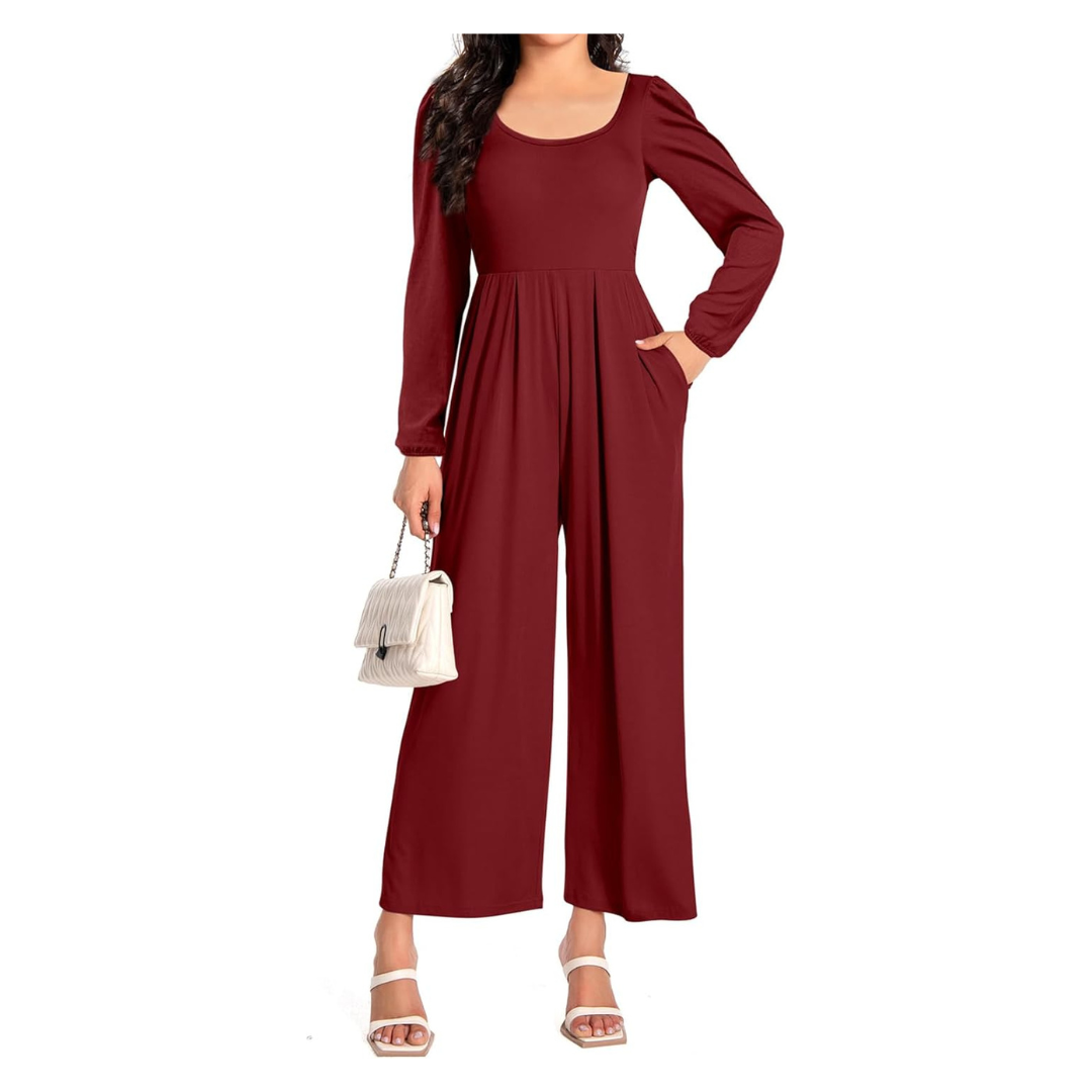 Women Casual Jumpsuits Dressy One Piece With Pockets