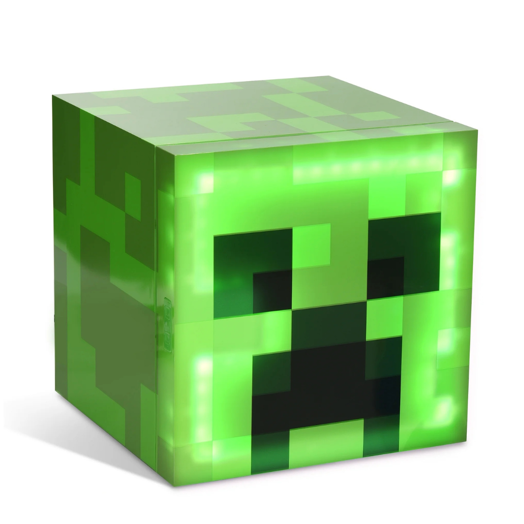 Minecraft Green Creeper 6.7L Ambient Lighting 9-Can Mini Fridge