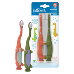 2-Pack Dr. Brown's Toddler Toothbrush With Soft Bristles