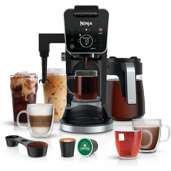 Ninja DualBrew Single-Serve 12-Cup Drip Coffee Maker W/K Cup Combo