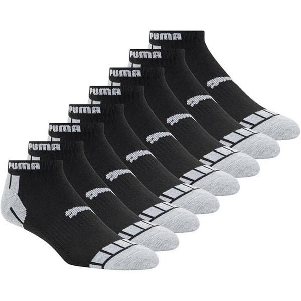 8-Pair Puma Men's Low Cut Socks (Size 10-13)