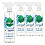 Seventh Generation All Purpose Cleaner, Biodegradable Formula, Free & Clear (23 Oz, Pack Of 4)