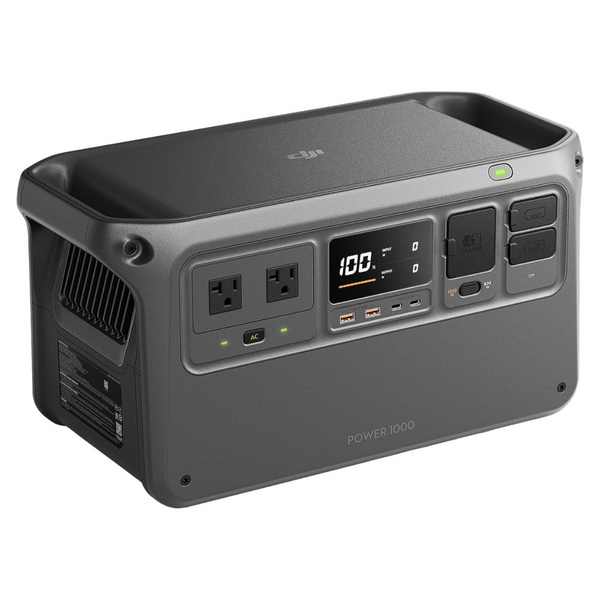 DJI Power 1000 Portable Power Station, 1024Wh LiFePO4 Battery, 2200W (Peak 2600W) AC/140W USB-C Output