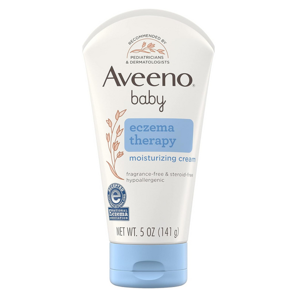 Aveeno Baby Eczema Therapy Moisturizing Cream, Natural Colloidal Oatmeal & Vitamin B5 (5 Fl. Oz)