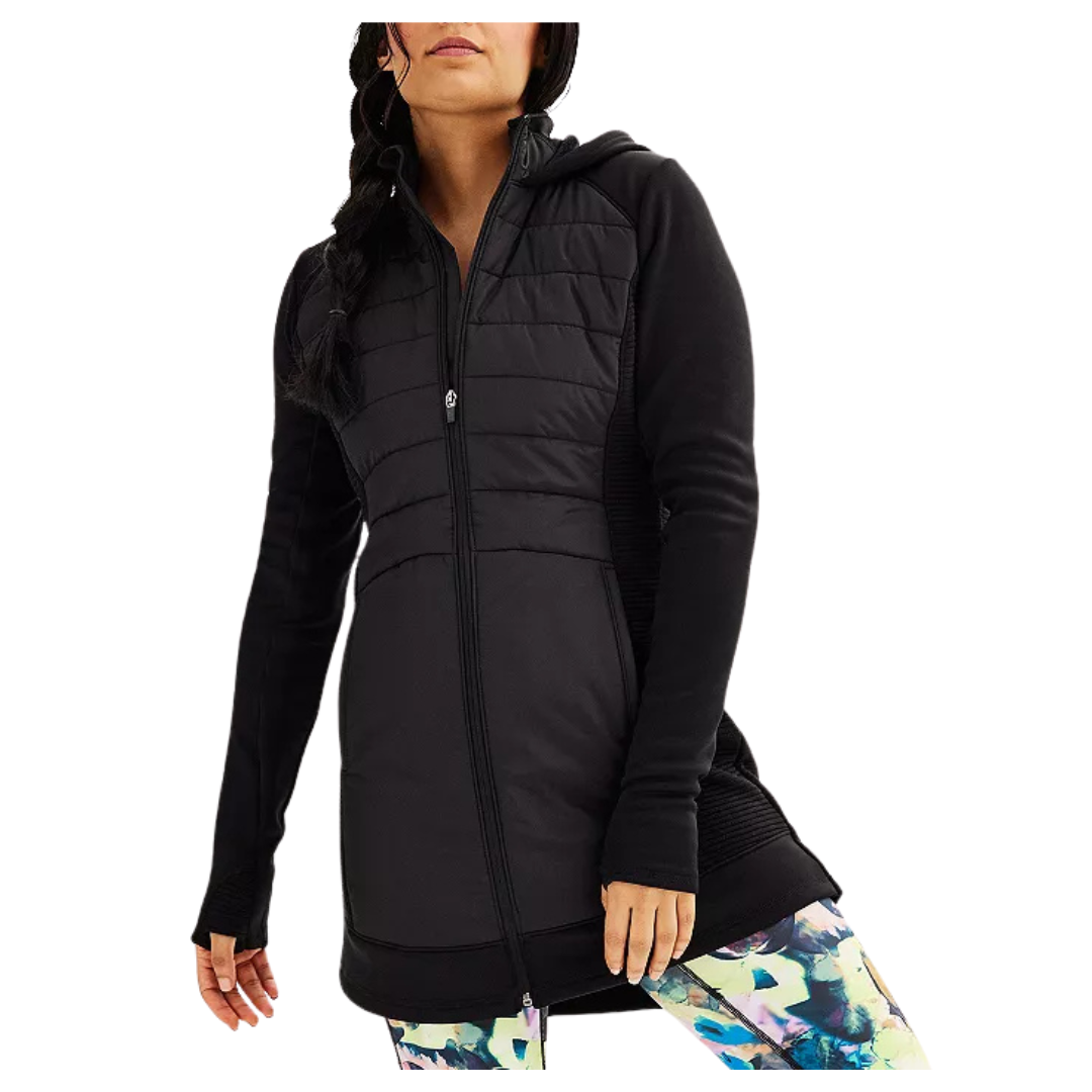 Tek Gear Womens Long Mixed Media Jacket