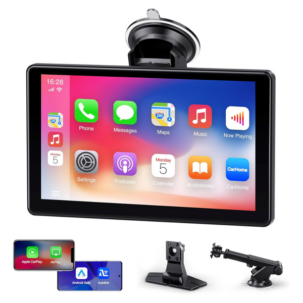 Carmot 9" Touchscreen Apple CarPlay Android Auto Portble Stereo