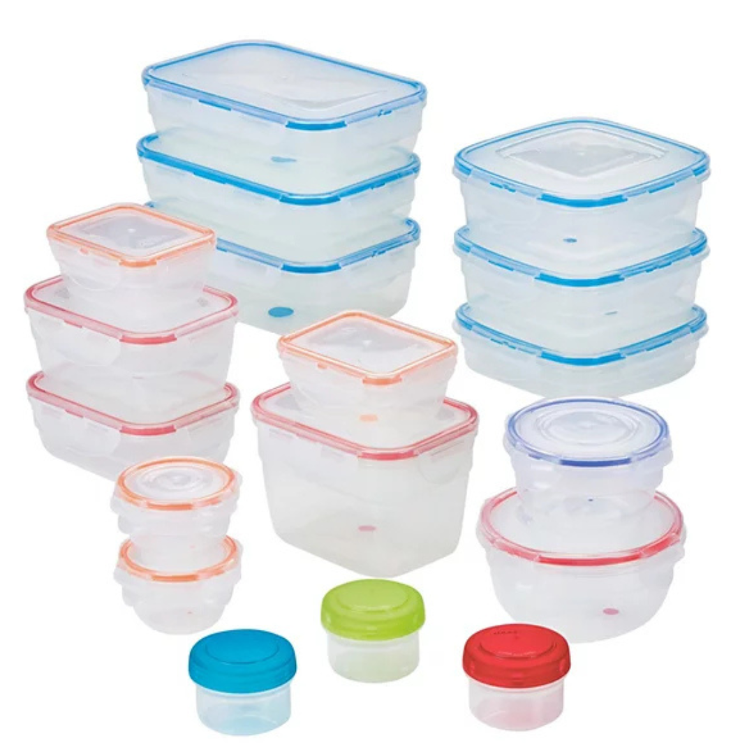 Lock N Lock Easy Essentials 36 Piece Food Storage Container Set