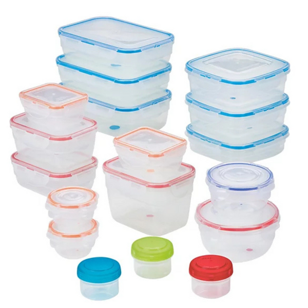 Lock N Lock Easy Essentials 36 Piece Food Storage Container Set