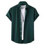 Men's Button Down Short Sleeve Collar Neck Casual Shirts