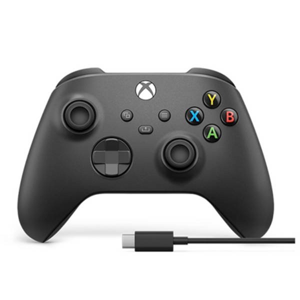 Microsoft Xbox Core Wireless Controller With USB-C Cable (Carbon Black)