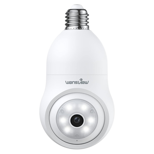 Wansview G6 360 deg. 2K Light Bulb WiFi Security Camera