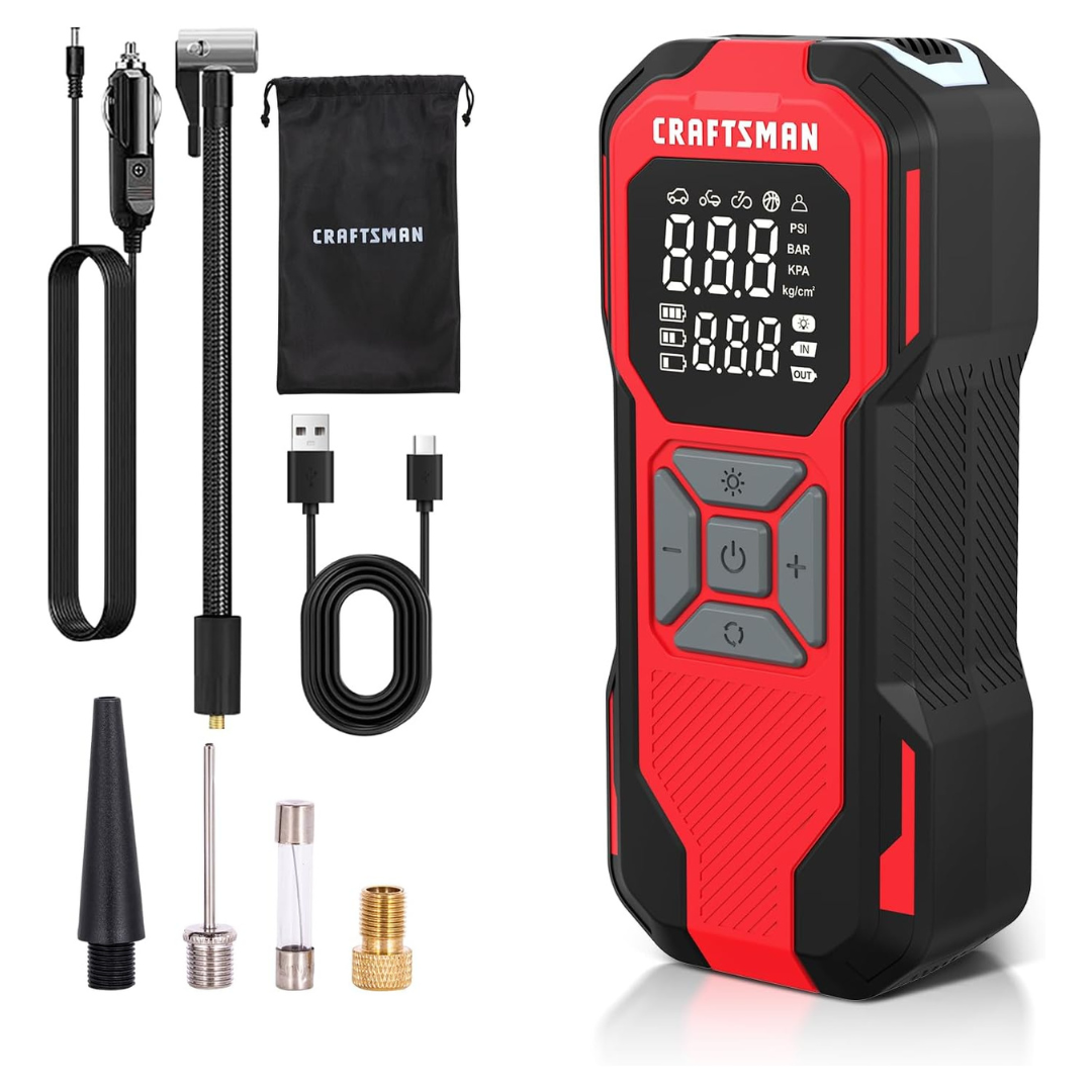 CRAFTSMAN Portable 12-Volt Air Inflator