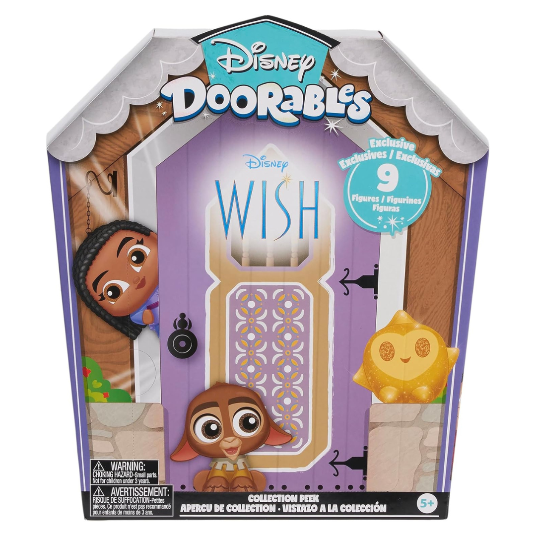 9-Piece Disney Doorables NEW Wish Collectible Blind Bag Figures Set