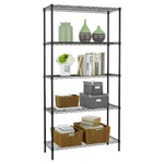 BestOffice 5-Tier Wire Shelving Metal Shelf