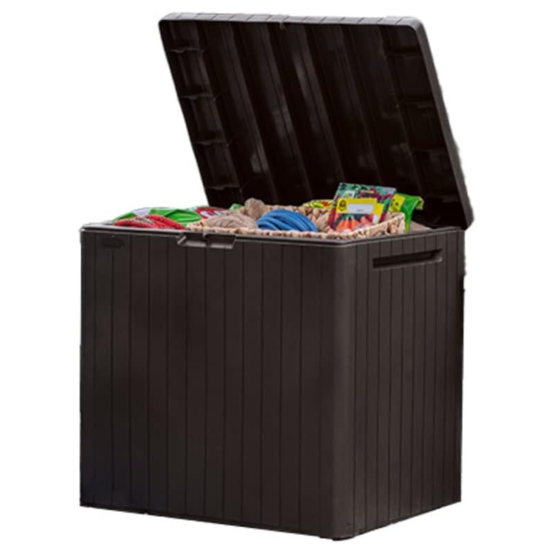 30-Gallon Keter City Resin Outdoor Deck Storage Box