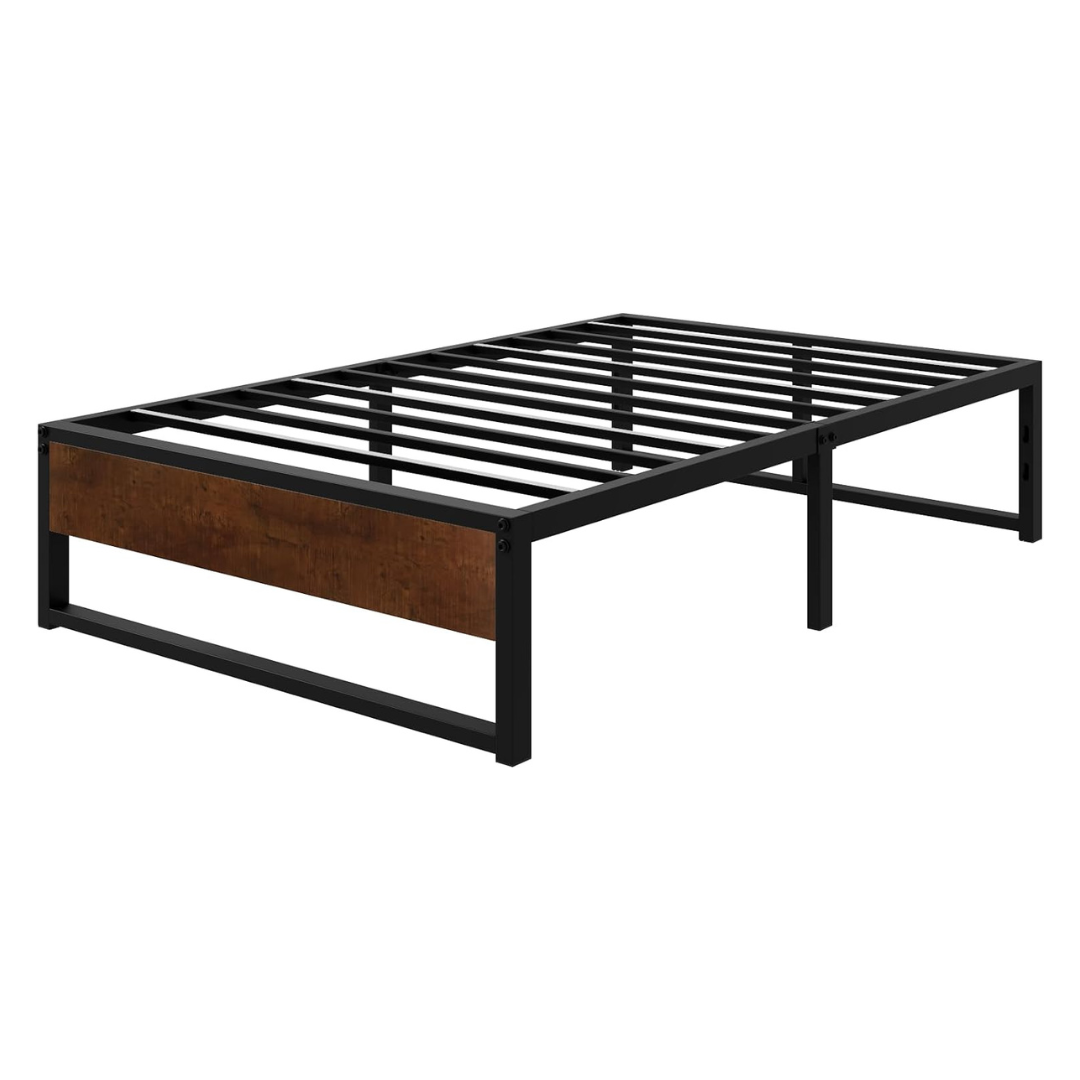 Sha Cerlin 14'' Twin Size Metal Platform Bed Frame