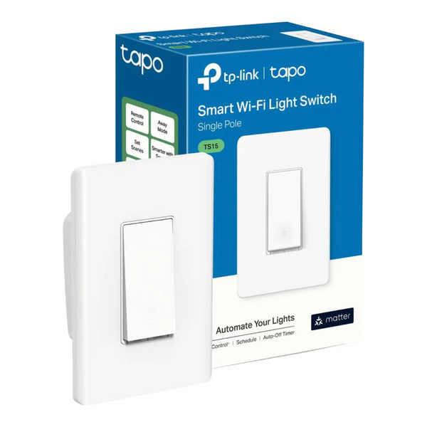 TP-Link Tapo Smart Wi-Fi Light Switch With Matter (TS15)