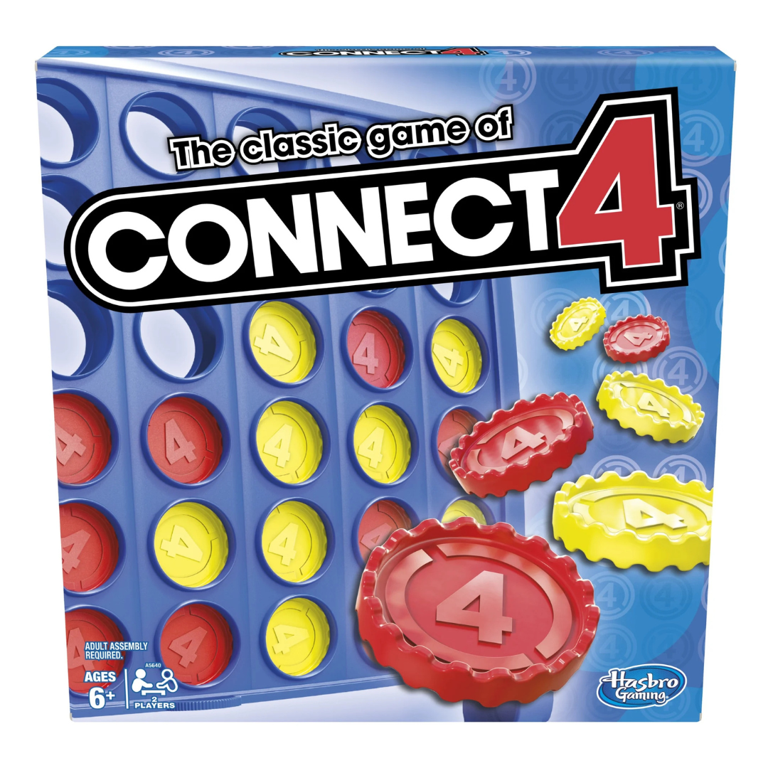 Connect 4 Classic Grid Strategy 4 In A Row Kids Board Game