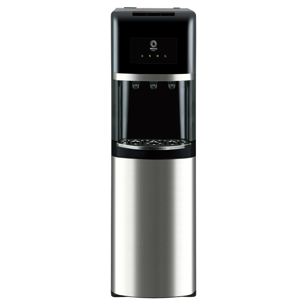 Primo Deluxe Bottom Load Black And Stainless Water Dispenser