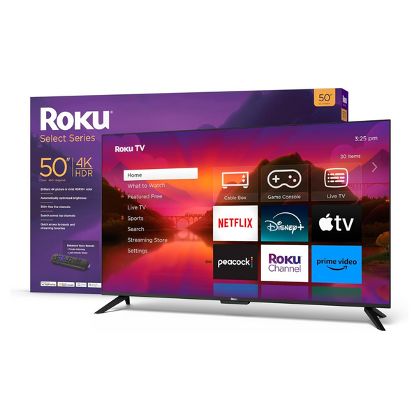 Roku 50R4A5R Select Series 50" 4K Ultra HDR Smart LED Roku TV