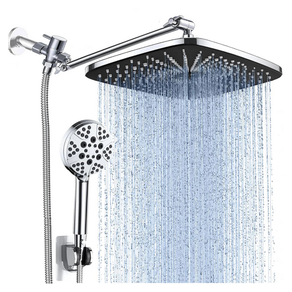 Veken 12'' High Pressure Rain Shower Head Combo