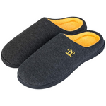 Men's Memory Foam Warm Soft Flannel Slip On Slippers