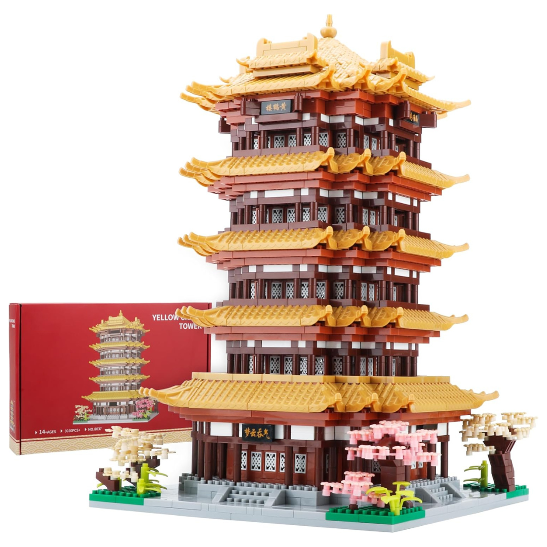 Chinese Architecture Micro Mini Building Blocks