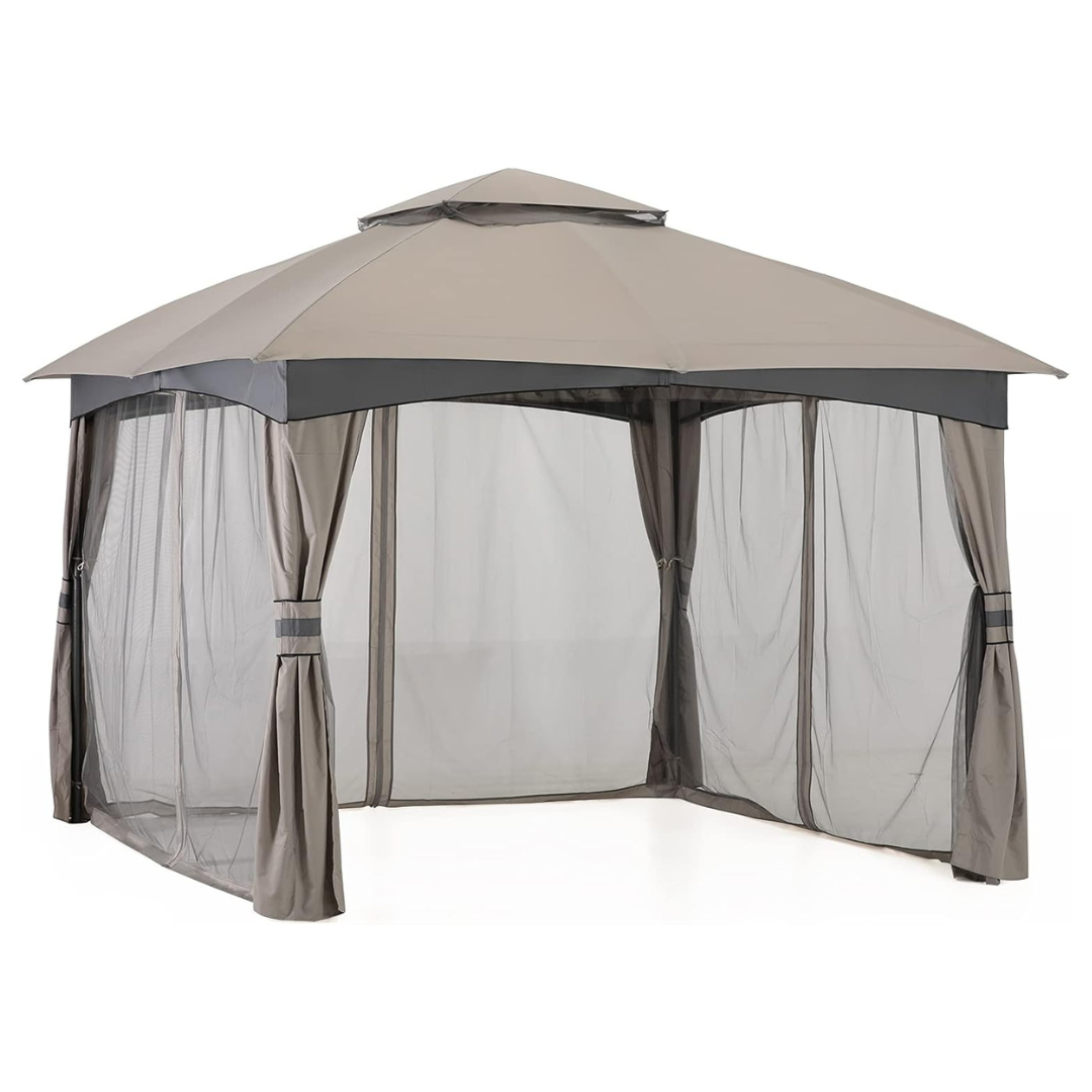 Mastercanopy 10ft x 10ft Outdoor Patio Gazebo