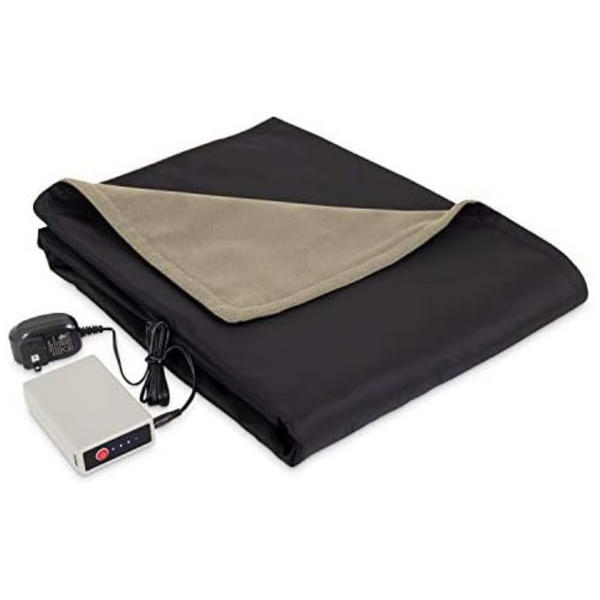 Eddie Bauer Portable Water Resistant Heated Electric Throw Blanket