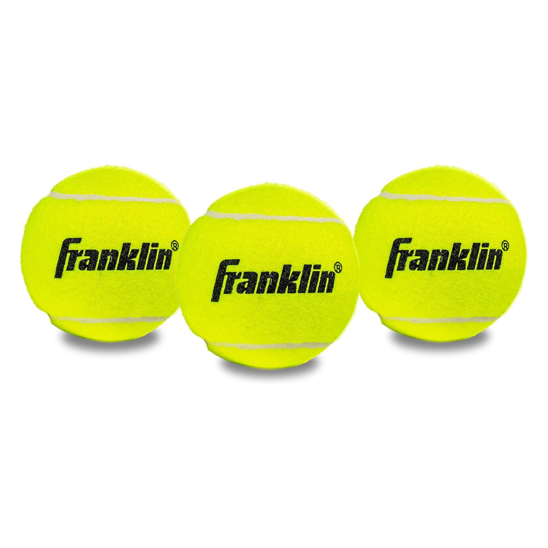 3-Pack Franklin Sports Official Size Pressureless Tennis Balls