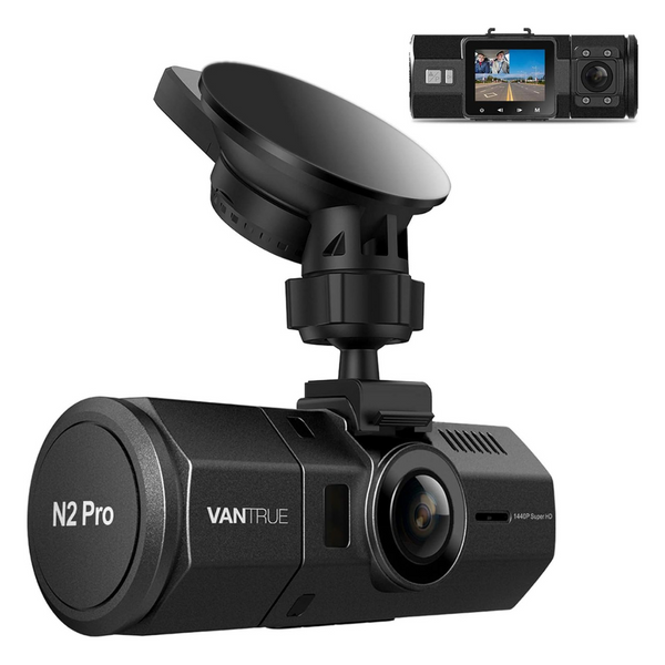 Vantrue N2 Pro 1080p Dual Dashboard Cam With Infrared Night Vision