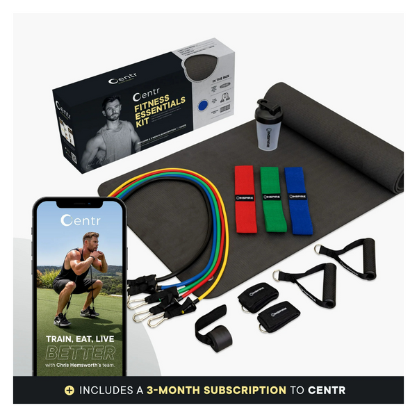 Centr By Chris Hemsworth Fitness Home Workout Equipment Kit