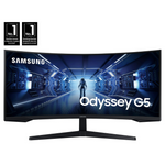 Samsung Odyssey G55T 34" Curved WQHD 165Hz HDR Gaming Monitor