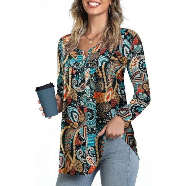 Women's Trendy Long Sleeve Button Down Tops (Various)