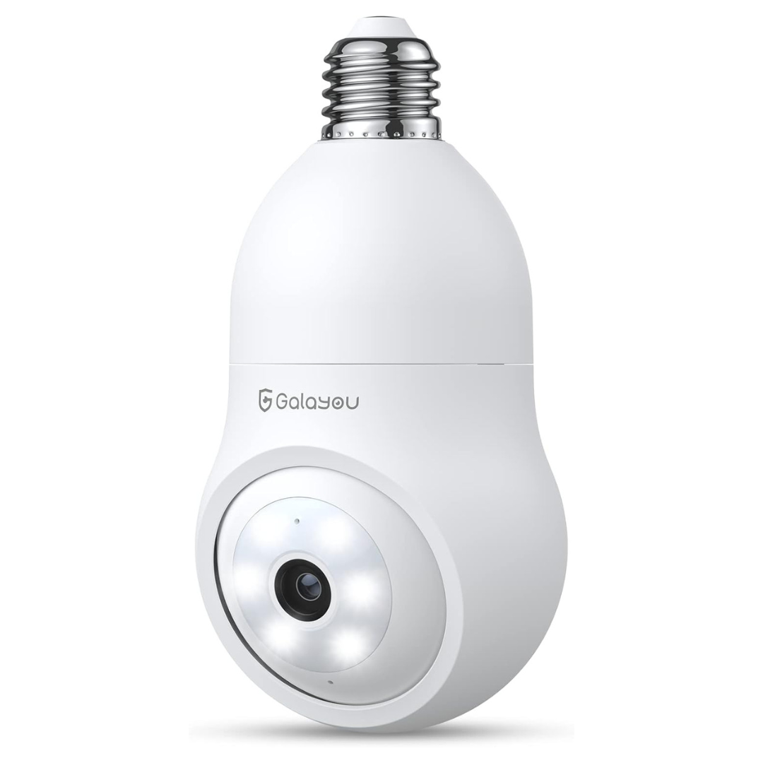 Galayou Wireless 2k Light Bulb Outdoor Security Cameras