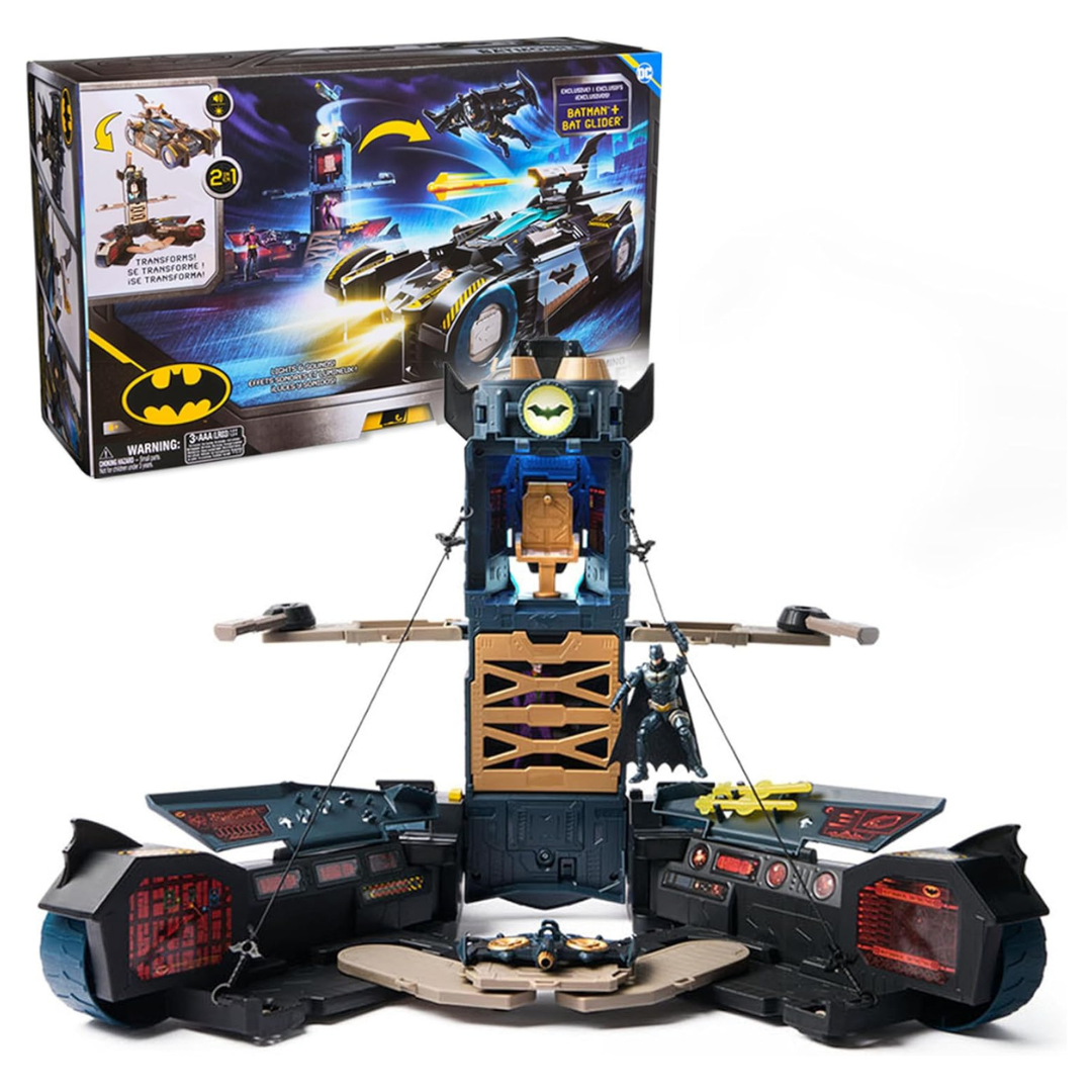 DC Comics Batman Ultimate Transforming Batmobile Playset With Projectiles