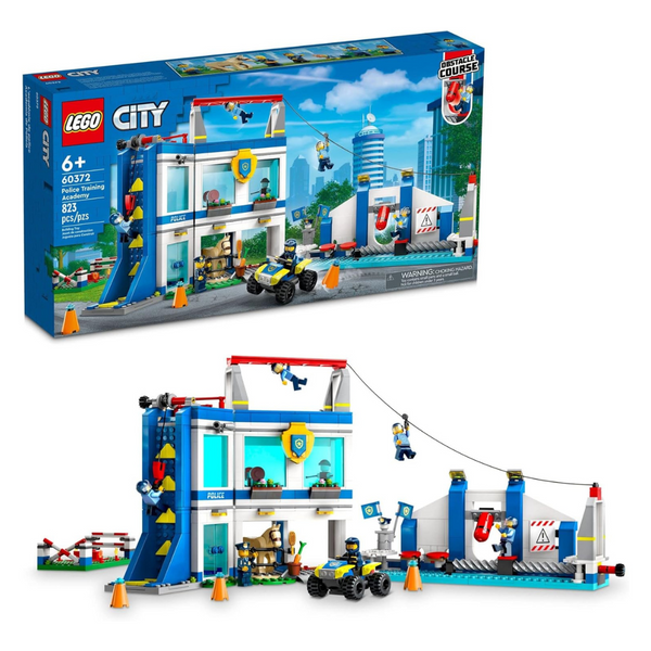 LEGO City Police Training Academy Playset With Obstacle Course, Horse Figure, Quad Bike Toy And 6 Officer Minifigures