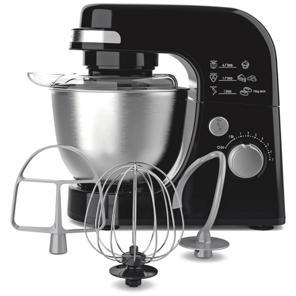 Hamilton Beach 4qt 7-Speed Stand Mixer W/Dough Hook, Whisk & Flat Beater