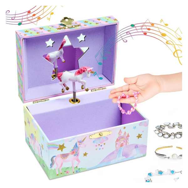 Jewelkeeper Girls Unicorn Musical Jewelry Boxes